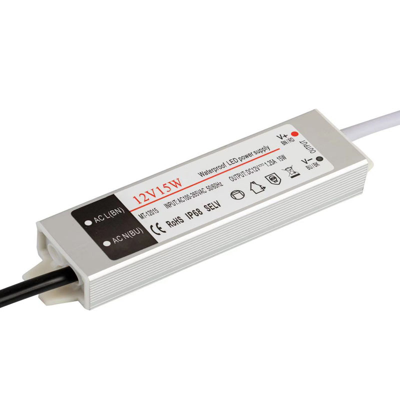 100 ~ 265vac a DC 15 W 24v tensión hidráulica LED