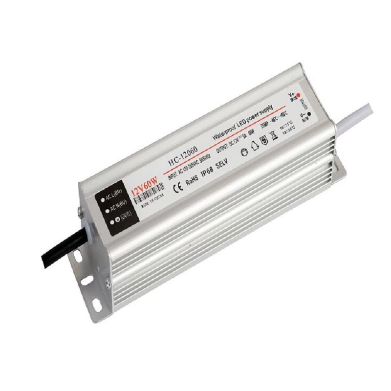 Motor LED 60W resistente al agua, ip68, interruptor hidráulico, 12v.