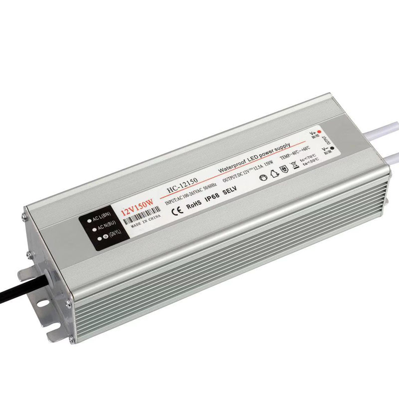 24v 150w estabilizador ip68. Luz submarina. Caparazón de aluminio.